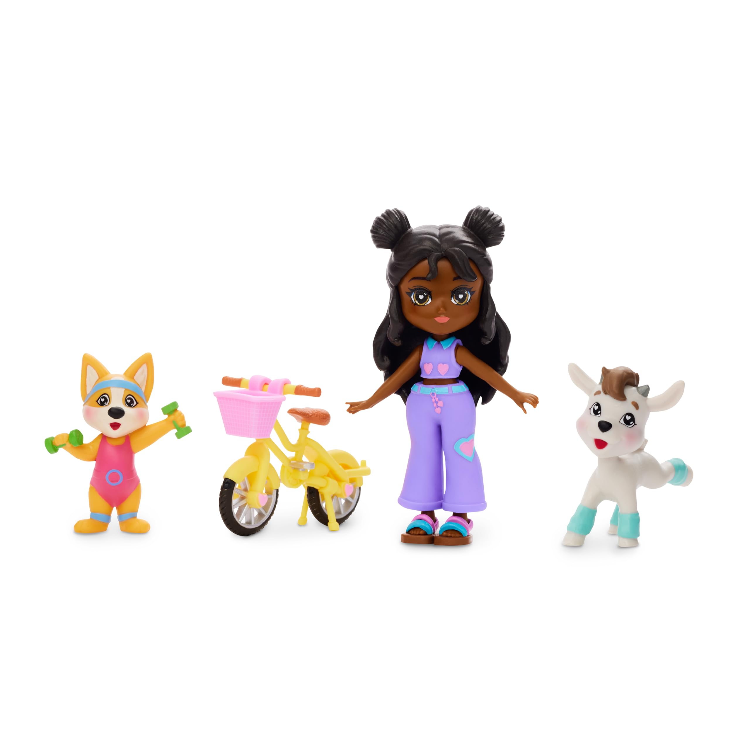 Amazon.com: Far Out Toys Friendship Heights Layla Doll + 2 Animals